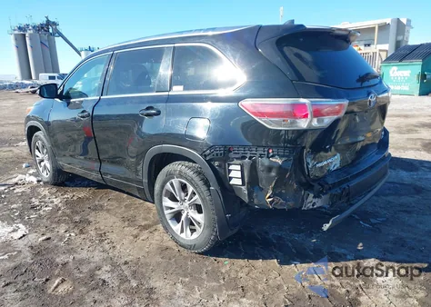 2015 Toyota Highlander Xle V6 из США, поврежденный, VIN 5TDJKRFH6FS156484